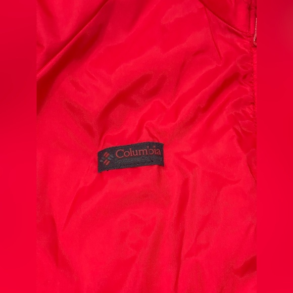 ❤️💙VINTAGE COLUMBIA REVERSIBLE DOWN Puffer JACKET Men’s Size Small/Medium ❤️💙 - Picture 6 of 8